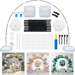 NEW SALE | Balloon Arch Kit, 10 Ft Adjustable Balloon Arch Stand Kit (2.7M Tall & 3M Wide) with Water Fillable Base and Fibre Poles, for Wedding Graduation Birthday Party Supplies Christmas