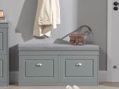 Shoe Storage with seat cushion cabinet for shoes Elegant