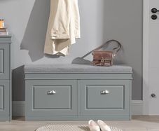 Shoe Storage with seat cushion cabinet for shoes Elegant