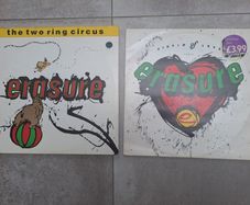 Erasure Vinyl lot , Double LP & 12 "