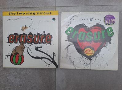 Erasure Vinyl lot , Double LP & 12 "