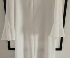 White maxi dress size L 14-16