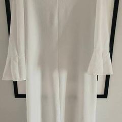 White maxi dress size L 14-16