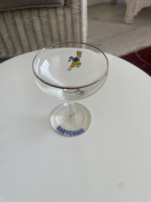 Vintage Babycham Glass
