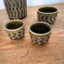 Lord Nelson Pottery Olive Green Basket Weave 7 Pieces Image 3