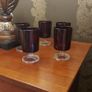 Ruby Red Vintage Goblets - Luminarc [ x 5 ] Image 5