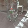 4 Vintage Heineken glass beer tankards/mugs. Image 2