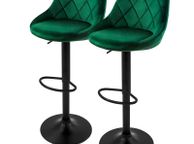 main image for ad 2 x  Bar Stool  velvet high quality  well-upholstered