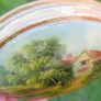 Vintage four oval wooden bubble convex dome wall painting, painting wall oval frame 6,3" x 4,3" 50 each Image 9