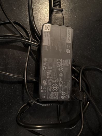 Genuine Lenovo charger 65W USB C
