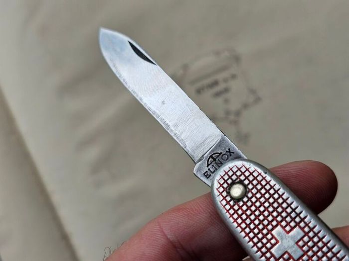 Vintage Elinox Victorinox Alox Woodsman Discontinued Model Swiss Army Knife Rare Collector Piece 1960s