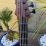 Solar 5 String Bass. Natural Satin Finish Image 2