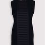 DSQUARED2 Black Fully Lined Sleeveless Shift Dress Image 5