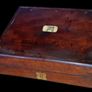 Antique Stately Home Wooden Crested Box Image 10