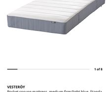 Ikea Single Mattress - Vesteroy