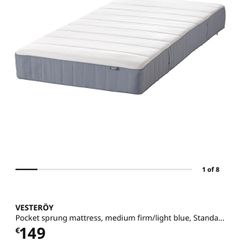 Ikea Single Mattress - Vesteroy