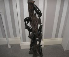 African ebony carving
