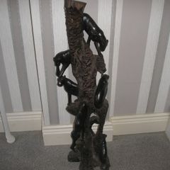 African ebony carving