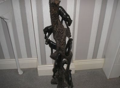 African ebony carving