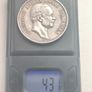 1914 Funf Mark Silver coin Image 4