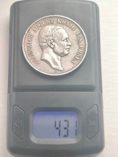 1914 Funf Mark Silver coin
