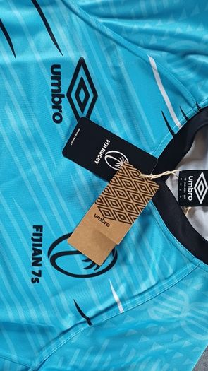 Umbro Fiji 7s 2025/26 Away Rugby Jersey - Medium - New With Tags