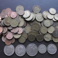 Lot of 310+ grams of German coins