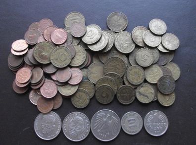Lot of 310+ grams of German coins