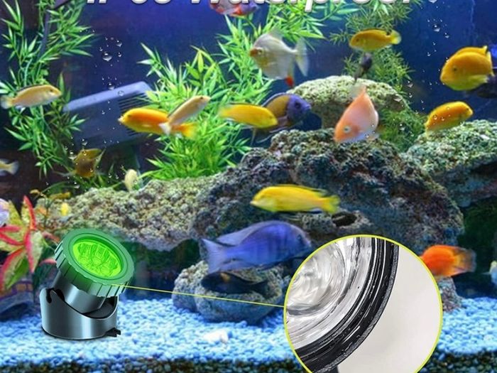 Solar Pond Lights, 5-in-1 Submersible Pond Light Outdoor Solar Landscape Spotlight Underwater Lights IP68 Waterproof Amphibious Lighting Light 2 Modes for Pond,Garden,Outdoor (FREE POSTAGE)