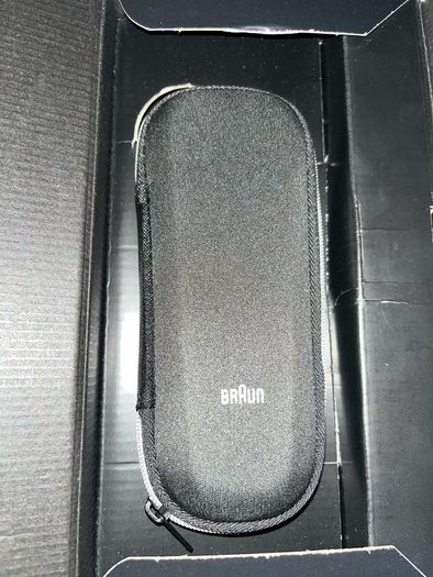 Braun Series 9 Pro 8 7 5 Electric Shaver travel Softcase Protective Storage Zipper Closure Black