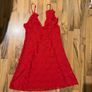 Red ruffles mini dress Image 2
