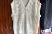 Cream Sweatervest