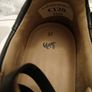 shoes ladies black salamander leather trainers size 4 eu 37 Image 4