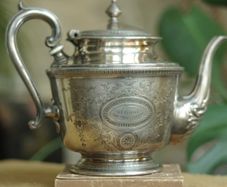 antique teapod