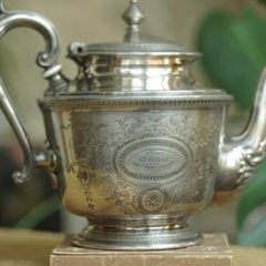 antique teapod