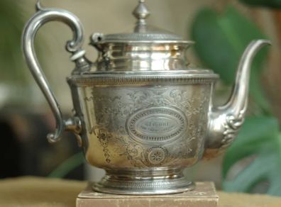antique teapod