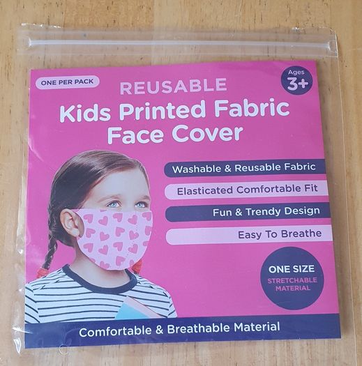 BNIP - A Reusable Childs Fabric Mask - #