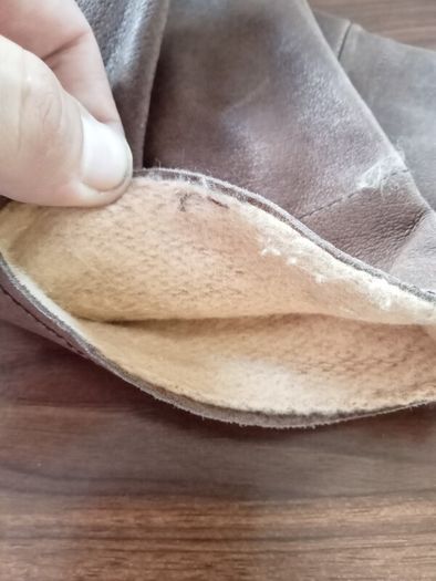 3 Pairs of Handmade Vintage Style Leather Gloves Size 19