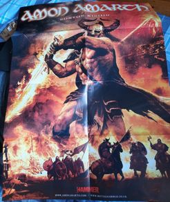 AMON AMARTH/TURISAS - Double sided poster (Autographed by Turisas)