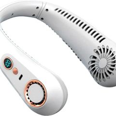 Electric Neck Fan,Leafless Portable Rechargeable Neck Fan