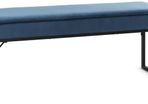 Bench with Velvet Cover and Padding - Free Delivery Nationwide
