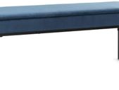 Bench with Velvet Cover and Padding - Free Delivery Nationwide