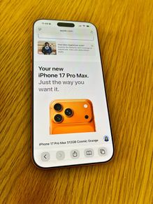 iPhone 17 Pro Max 512GB sim free unlocked (E-sim)