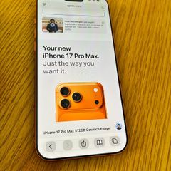 iPhone 17 Pro Max 512GB sim free unlocked (E-sim)