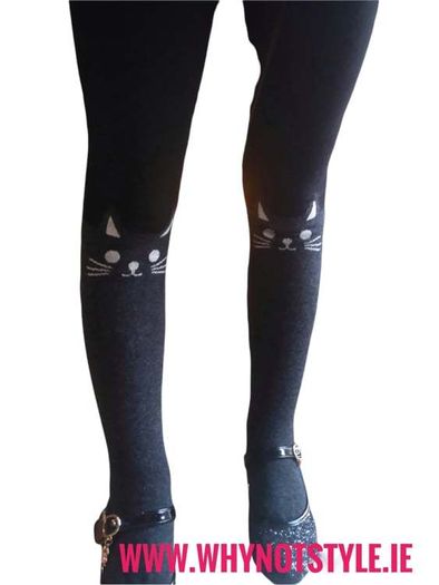 Kitten glitter tights