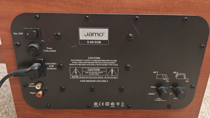 Jamo S40 subwoofer
