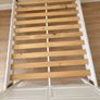 Double Bed Frame 4ft 6 White French Style Image 5