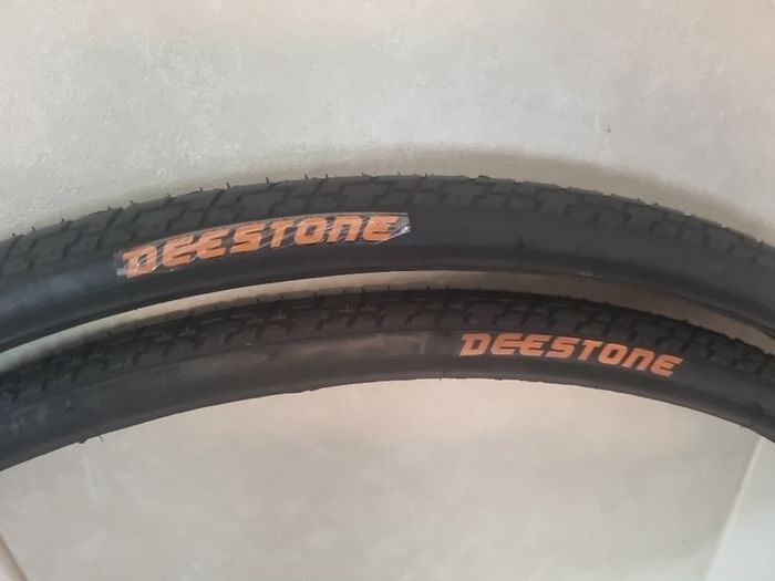 Pair of new bike tires.