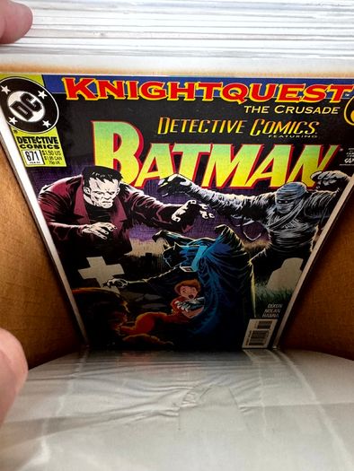 Detective Comics Batman Long Comic Box w 215 comics for Sale