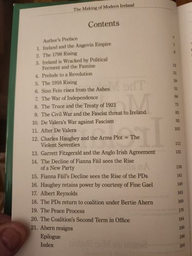 The Making Of Modern Ireland. An Alternative History.  By Geoff Robinson. Hardback In Good Condition.